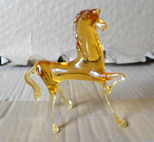 Sculpture cheval verre - cheval,