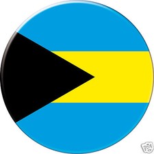 5 x sticker 5cm auto moto velo valise pc portable drapeau Rond BAHAMAS