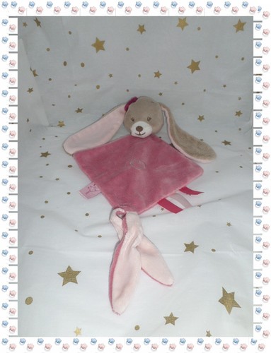 Doudou semi plat lapin - semi,