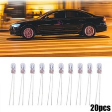 20 Mini 3mm 12V Lampe Ampoule Incandescente Filament T3 Halogène Ampoule