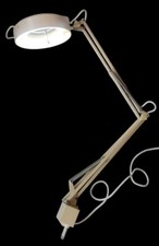 Ancienne Grande Lampe Loupe Articulée Atelier Architecte Industrielle Déco Loft