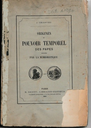 Charvet origines du - du, pouvoir