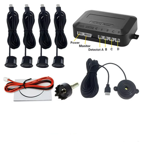 Kit radar recul voiture 12v - de,