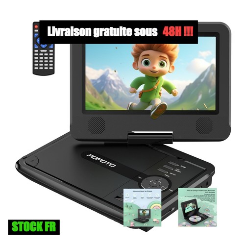 Lecteur dvd portable pofoto - lecteur,
