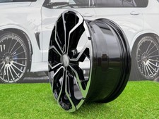 4x R17 " 4x100 Renault Megane Rs Style Black Polished Wheels : Fits De Kangoo