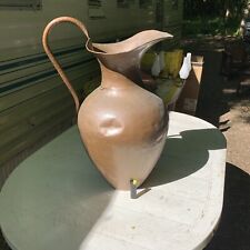 Giant hammered copper jug 60cm