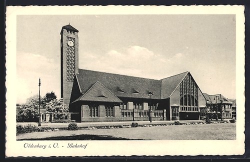 Oldenburg gare avec - i., o.,