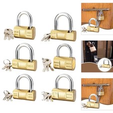 Coffre métallique verrouillable avec 3 clés pour le stockage des bagages,