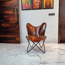 Fauteuil Papillon En Cuir