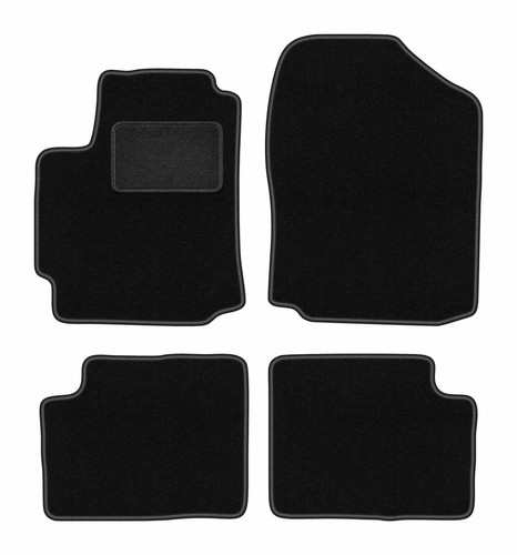 Tapis sol velours noir - de,