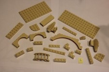 LOT L LEGO VRAC PLAQUE TECHNIC BEIGE ESPACE STARWARS CHATEAU HARRY POTTER EGYPTE