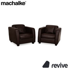 Machalke Fauteuil En Cuir Brun