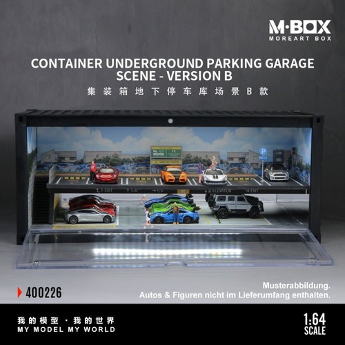 Diorama container parking b - -,