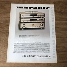 GRAM03 MAGAZINE ADVERT 11X8 MARANTZ PREMIUM SERIES: THE CD-17 CD PLAYER