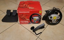 Ferrari Thrustmaster Steering Wheel And Pedal Board Complete With Box