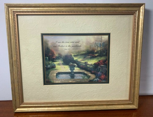 Thomas kinkade garden beyond - kinkade,