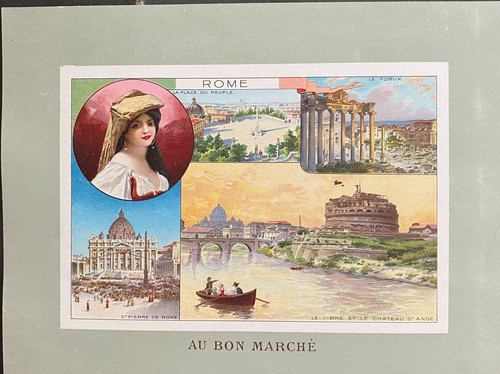 Chromos aux bon marche - marche, "