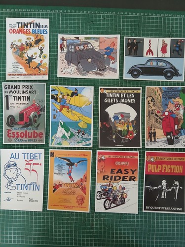 Tintin lot carte - n°3,