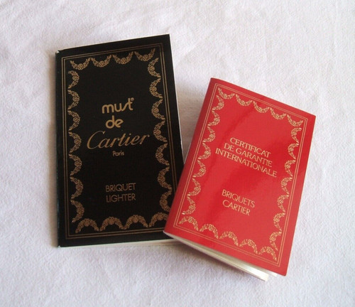 Must cartier notice - must, de