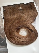 Extensions cheveux à clips 70g, 20 pouces #06 Châtain clair (8 pièces)