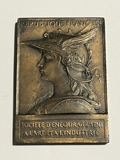 Médaille plaque Bronze -