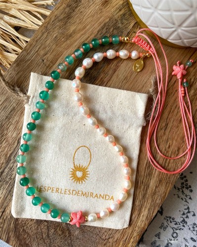Collier ras cou perles - collier,