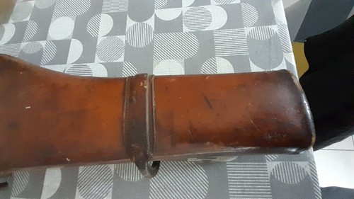 Housse jambon cuir - jambon, ancienne