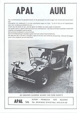 Apal Auki Buggy VW Beetle-based Flemish text sales item