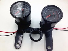Tachymètre Moto LED Compteur Compteur De Vitesse Bobber Cruiser Chopper VN