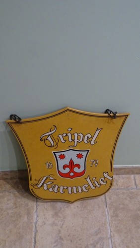 Plv tole plaque biere - tole,