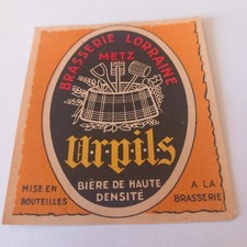 Ancienne étiquette bière