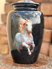 Belle urne de crémation noire Hourse pour cendres humaines, urnes funéraires ...