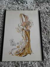 Barbie Affichette Bob Mackie Gold Barbie sous verre