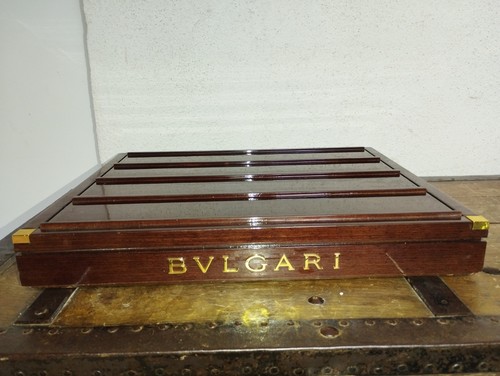 Plateau présentoir bulgari - présentoir,