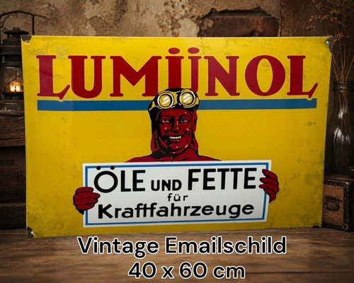 Vintage lumünol plaque - vintage,