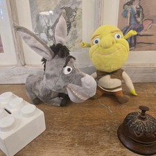 ★ Lot de 2 peluches Shrek &