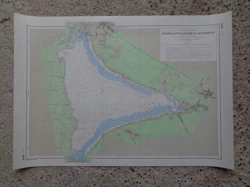 Carte marine etang de - carte,