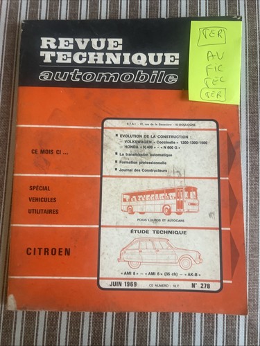 Revue technique citroen ami - technique, 6