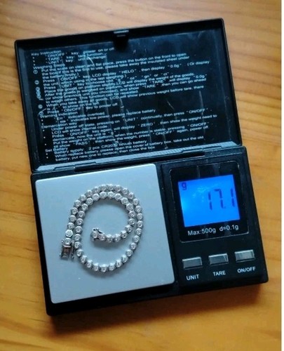Bracelet tennis blanc - bracelet, et
