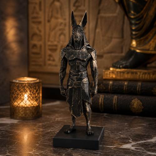 Statue anubis noir cm - statue,