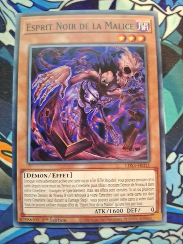 Carte esprit noir de - yu-gi-oh,