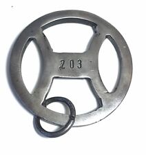 OLD large KEY FOB hotel key fob forged steel design 60’s