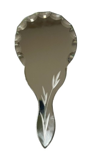 Miroir main bord biseauté - miroir,