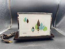 Sunbeam Mid Century Modern Glass Panel Toaster  Tested Works !! Model AT-A