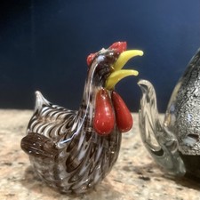 4 Figurines  en Verre de