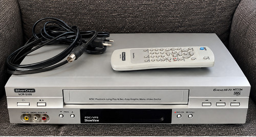 Magnétoscope vhs silvercrest - magnétoscope,