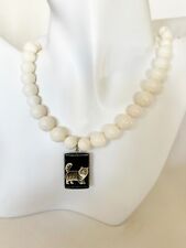 Necklace Earrings Cat Main Coon Austrian Crystal Pearls