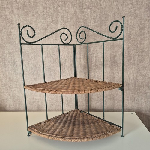étagère angle vintage - d'angle,