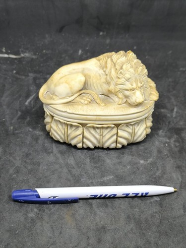 Encrier rare lion couché - encrier,