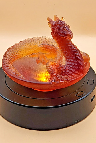 Coupelle daum dragon couleur - coupelle,